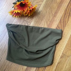 OLIVE GREEN TANK TOP